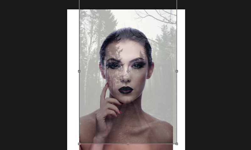 Step 2 - Photoshop tutorial double exposure effect