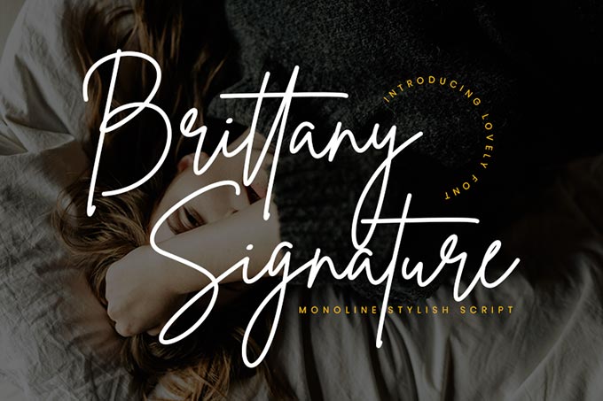 Brittany Signature Font