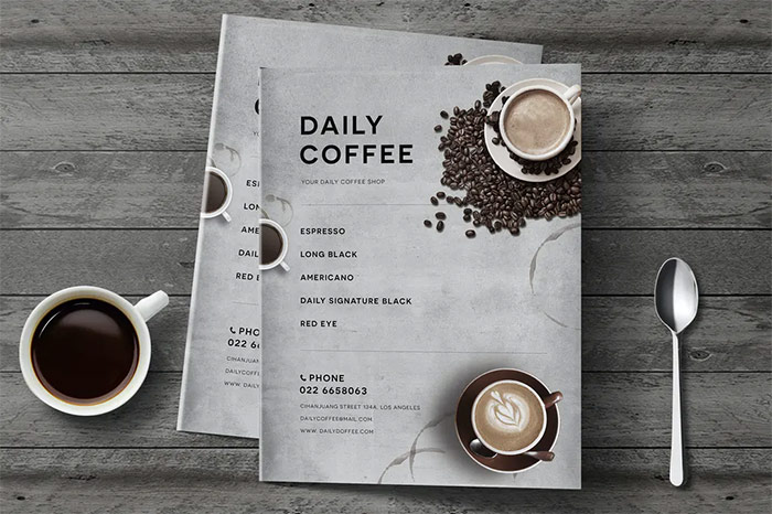 Simple Coffee Menu