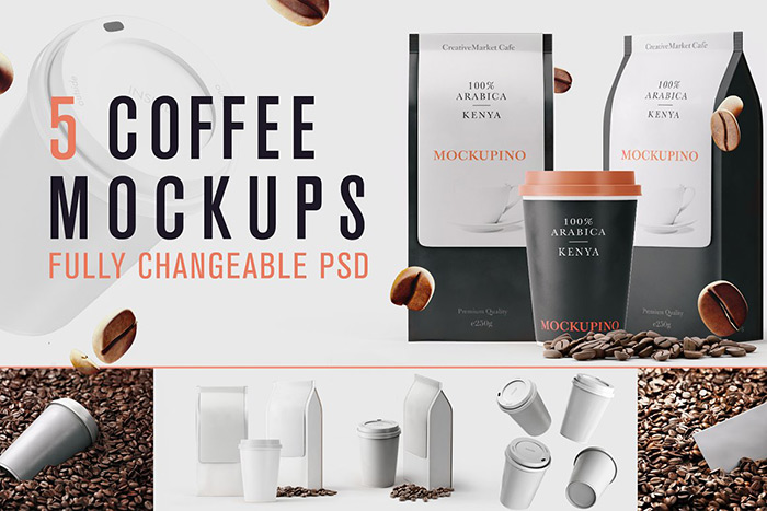 Set of Coffee MockUps