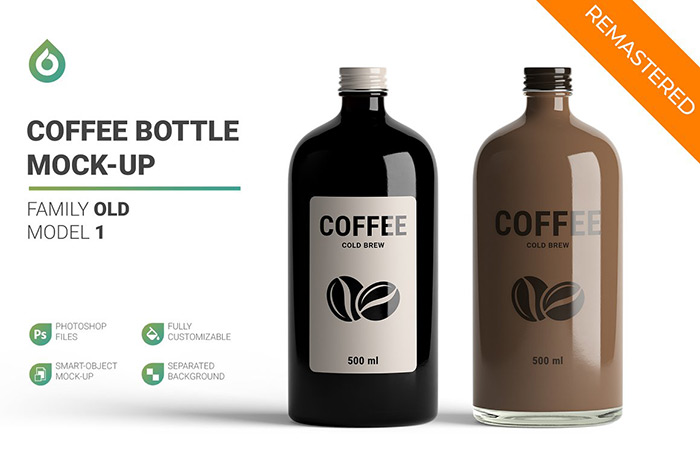 Coffee Bottle Mock-Up