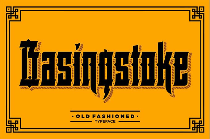 Basingstoke money fonts