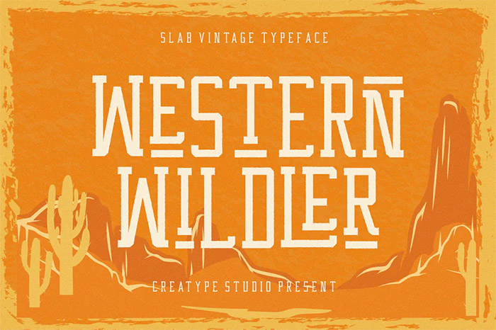 Western Wildler Slab Vintage