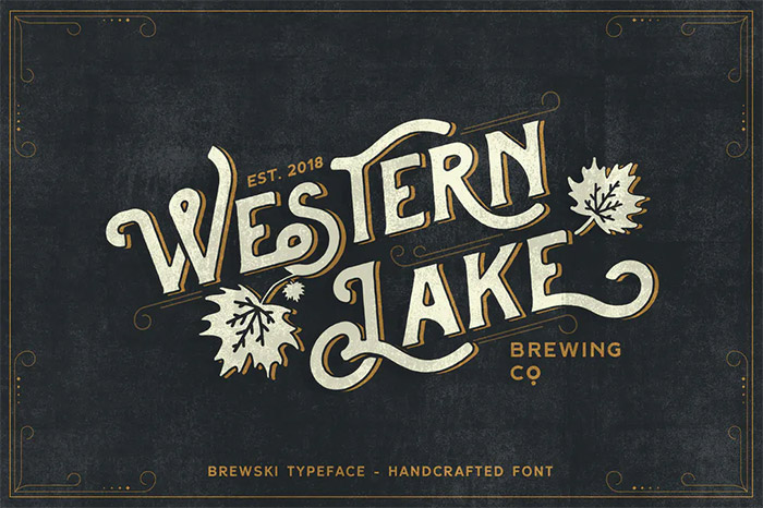 Brewski - Brewery Typeface