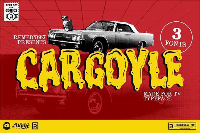 Cargoyle - Made for TV Typeface