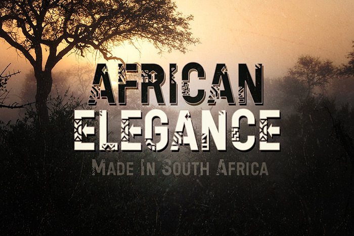 African Elegance Ethnic Lettering