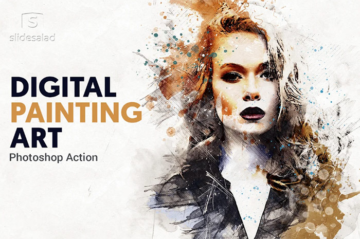 Digital Painting Photoshop Action