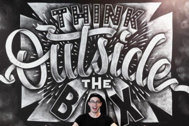 Amazing Chalkboard Lettering Inspiration by Stefan Kunz DesignwithRed