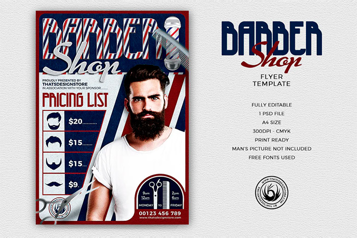 Stylish Barber Shop Flyer