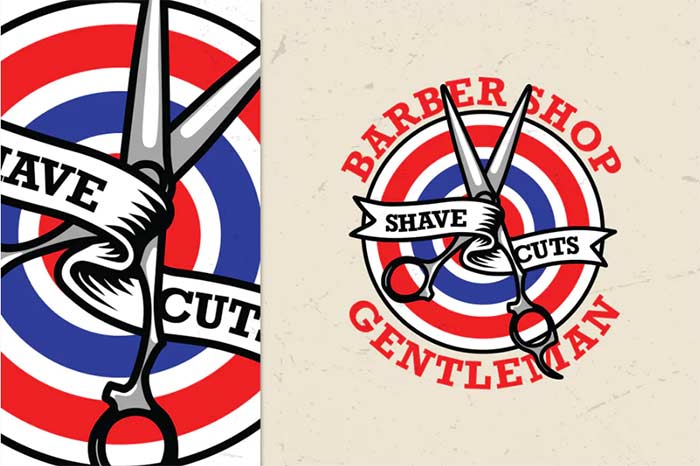 Barber Shop Vintage Logo