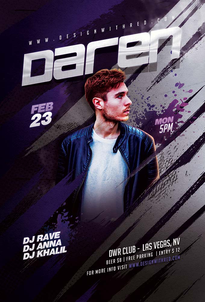 DJ Music Flyer Template