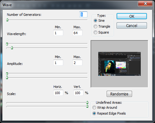 Glitch Art Effect Tutorial Step 5a