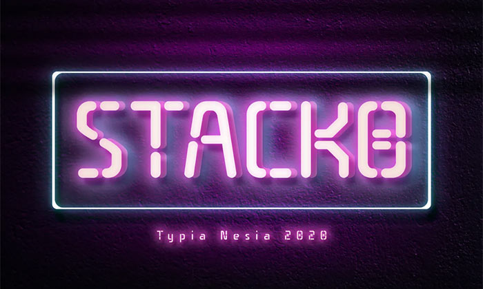 Stacko Neon Font