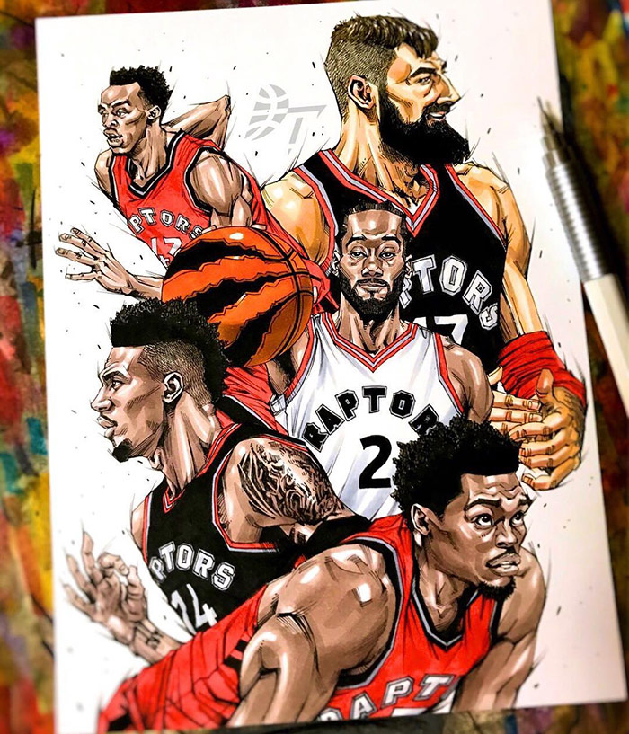 2019 Raptors Starters