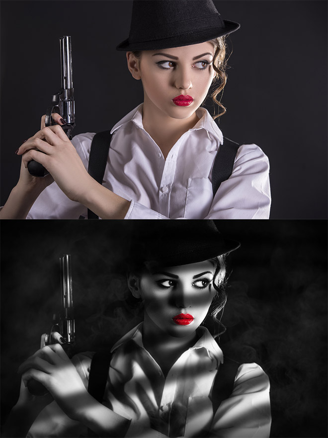 How To Create a Sin City Style Film Noir Effect in Photoshop