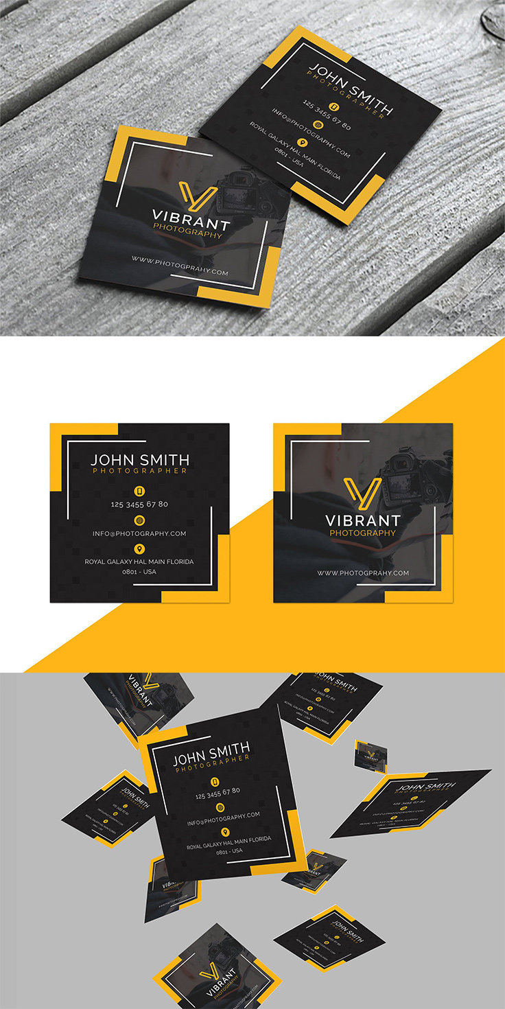 Template 2 - photography business card templates